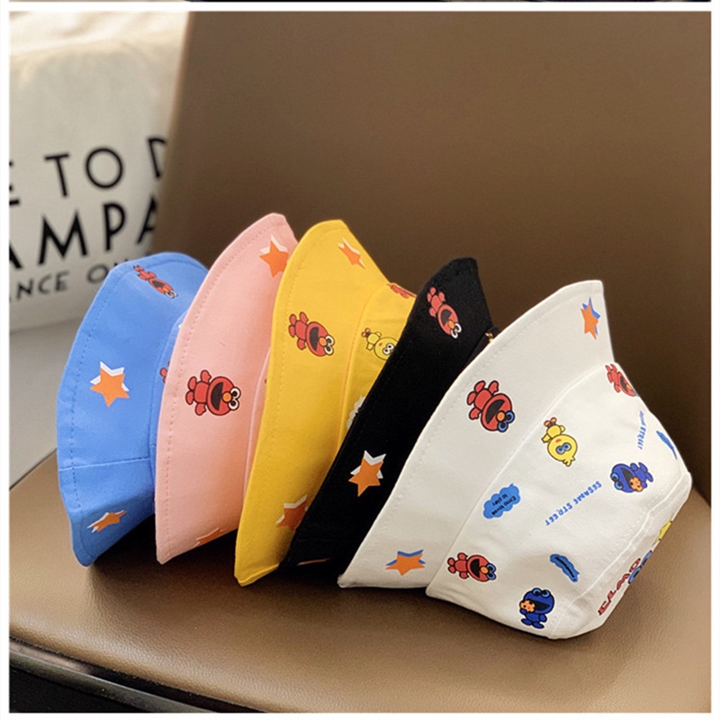 Mũ Bucket Chống Nắng Thiết Kế Siêu Dễ Thương Phong Cách Hàn Quốc Cho Bé