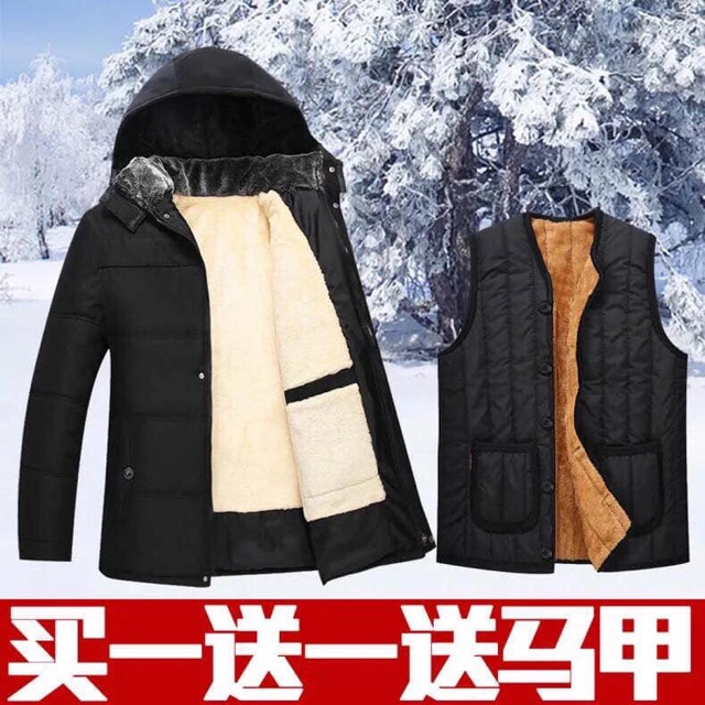 Áo phao bố , áo phao lót lông