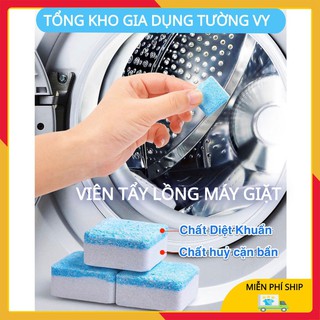 Viên Tẩy Vệ Sinh Lồng Máy Giặt, Diệt khuẩn ,Tẩy chất cặn bẩn Lồng máy giặt nhật bản - Bột vệ sinh máy giặt