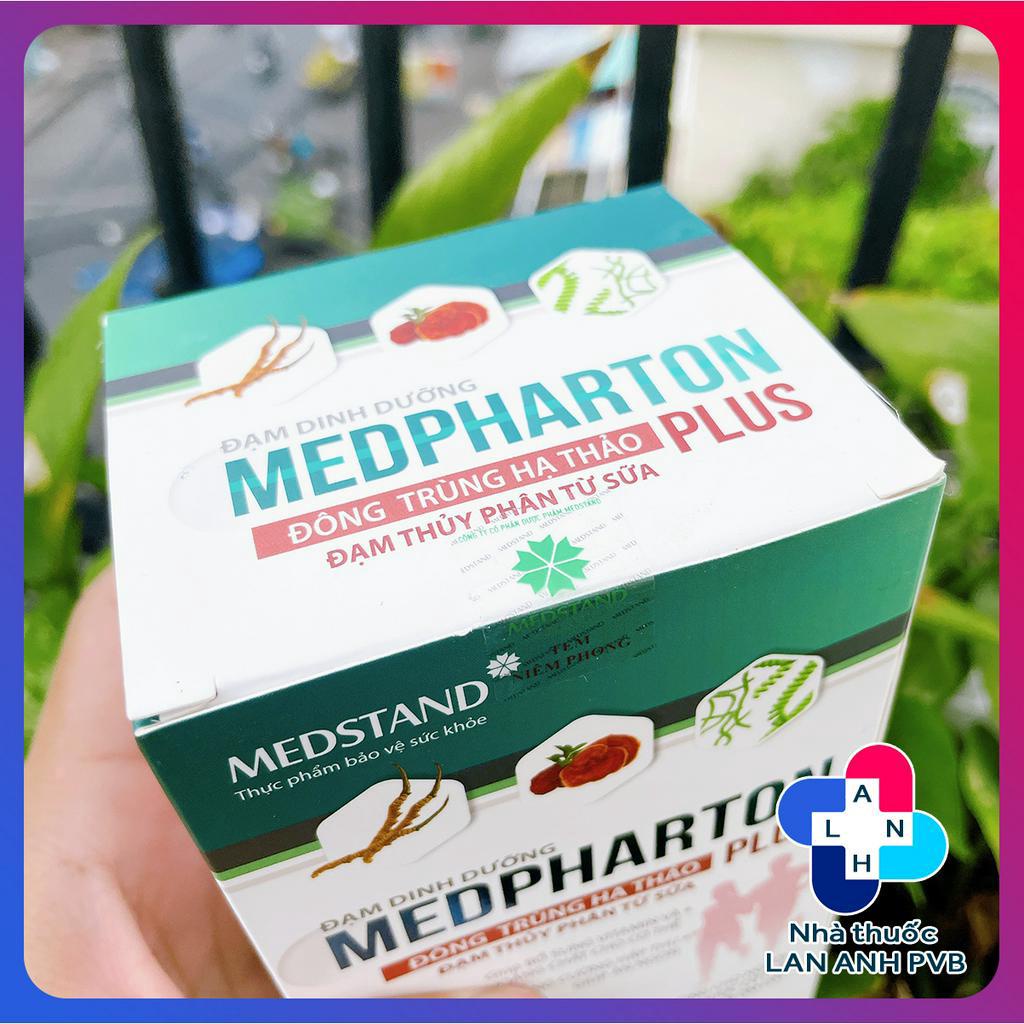 Đạm dinh dưỡng MEDPHARTON PLUS  - Bổ sung đông trùng hạ thảo, đạm thủy phân giúp ăn ngon, hấp thu tốt.