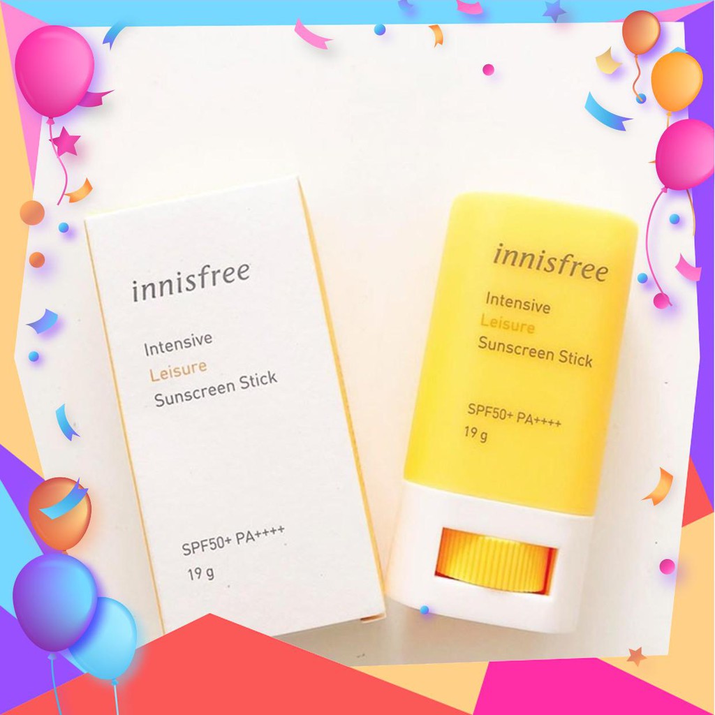 Kem Chống Nắng Dạng Lăn Innisfree Intensive Leisure Sunscreen Stick SPF50+ PA++++