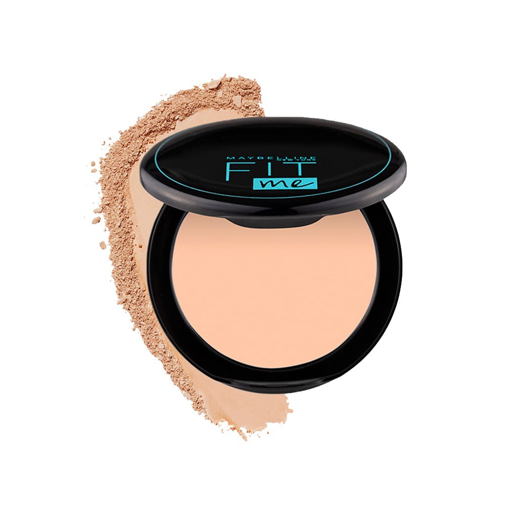 Phấn Nền Dạng Nén Che Phủ Hoàn Hảo, Kiềm Dầu Hiệu Quả Maybelline Fit Me Matte Poreless Powder SPF28 /PA+++ 6g (Hộp Tròn)