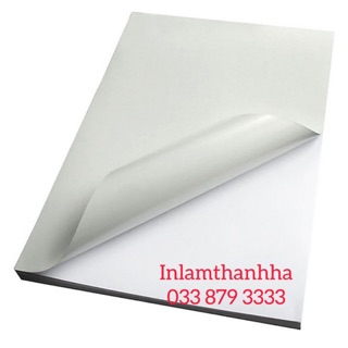 Decal Oji label đế trắng 100 tờ chỉ bán ship Hà nội