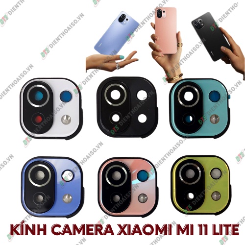 Kính camera xiaomi mi 11lite có khung viền