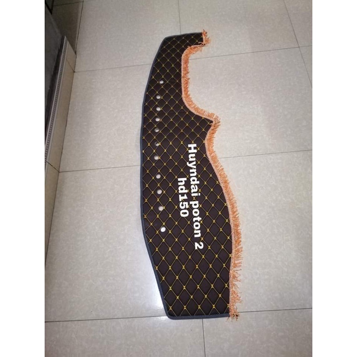 Thảm táp lô xe tải K200, K250,HUYNDAI H100, PORTTER 2,KIA BONGGO 3 chất liệu VÂN DA 5D CAO CẤP