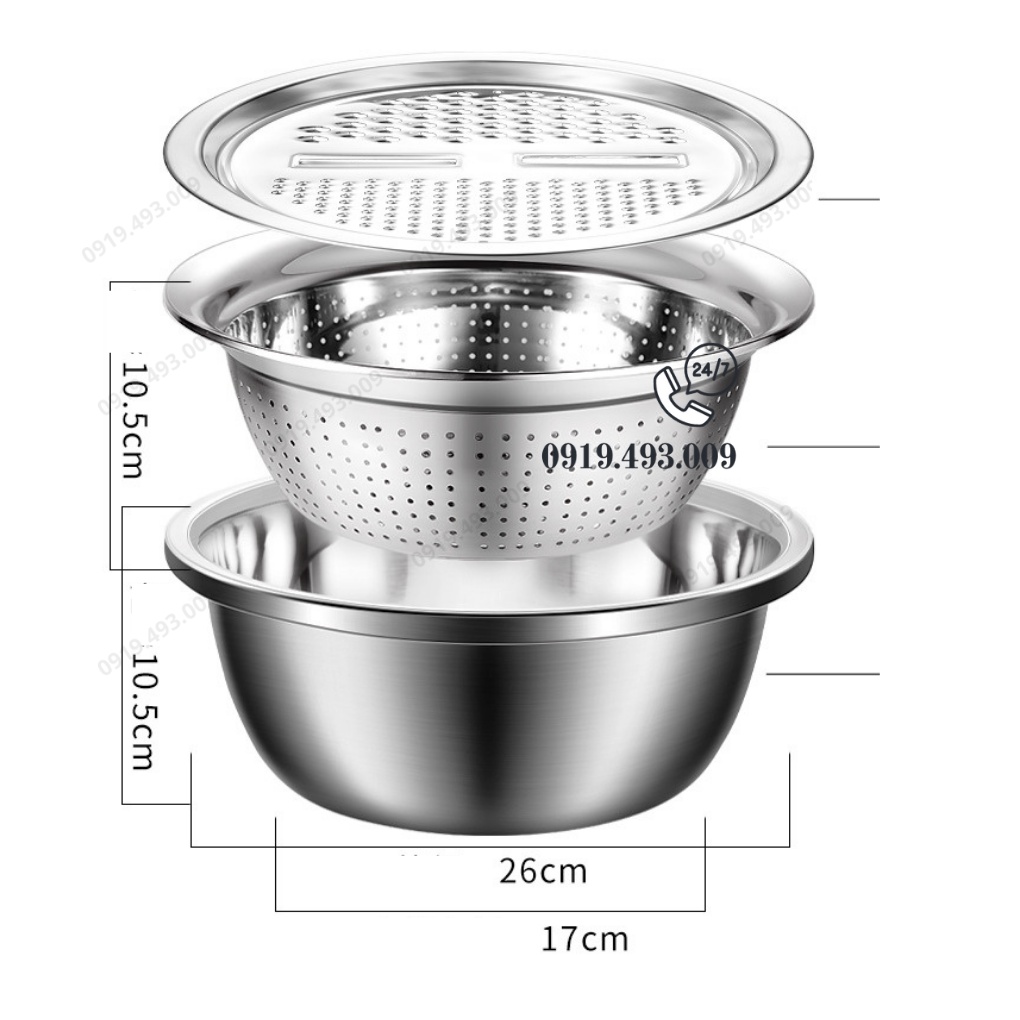 BỘ NẠO INOX 304, bộ nạo rau củ đa năng 9 trong 1