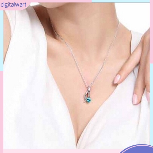 Bộ Vòng cổ + Bông Tai Mạ Bạc Đính Đá Sang Trọng Cho Nữ