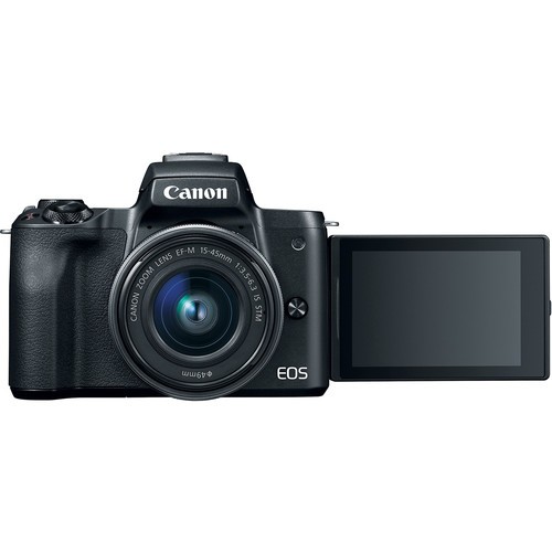 [Mã 159ELSALE hoàn 7% xu đơn 300K] Máy ảnh Canon EOS M50 + Lens 15-45mm