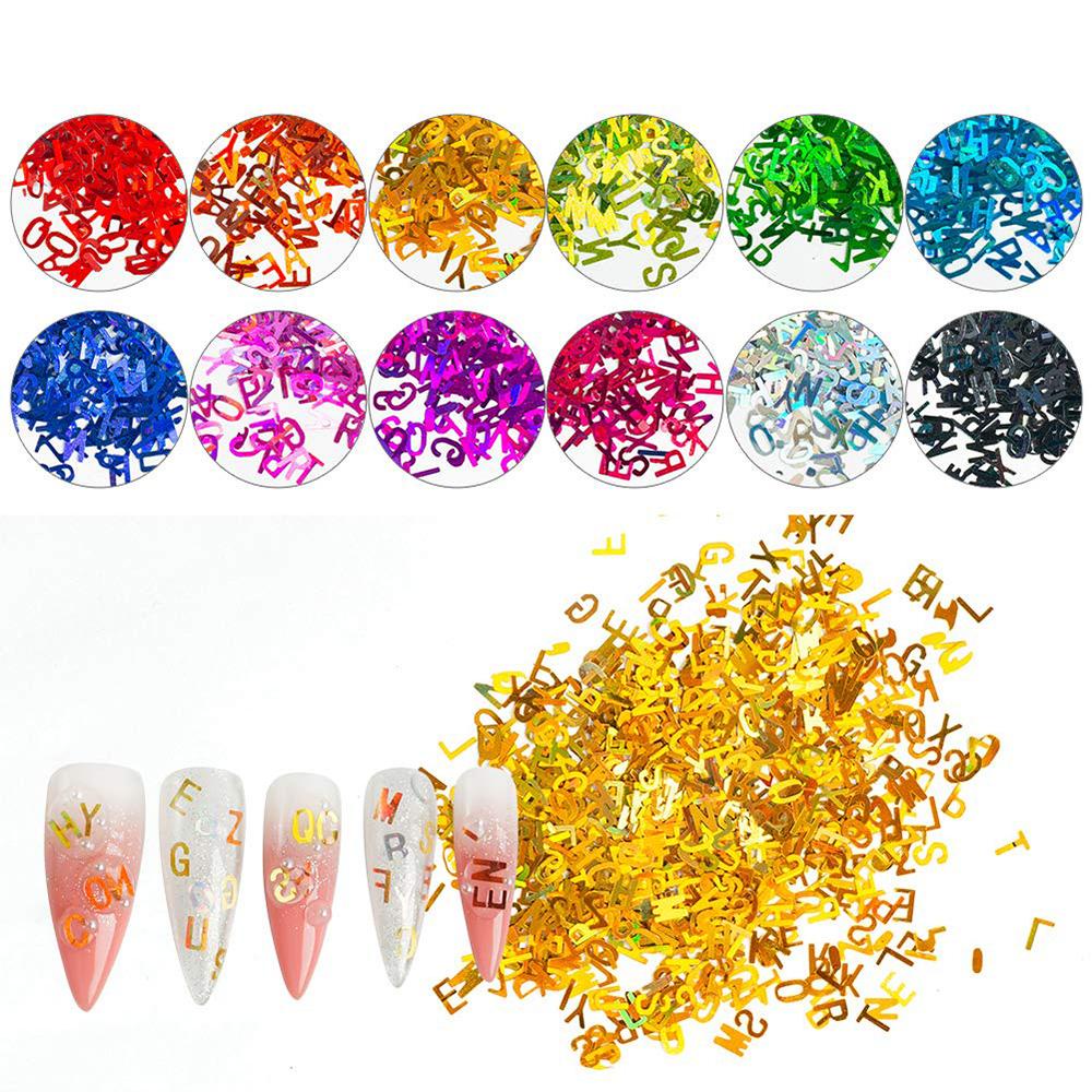 Sticker Chữ Laser Dán Móng Nghệ Thuật