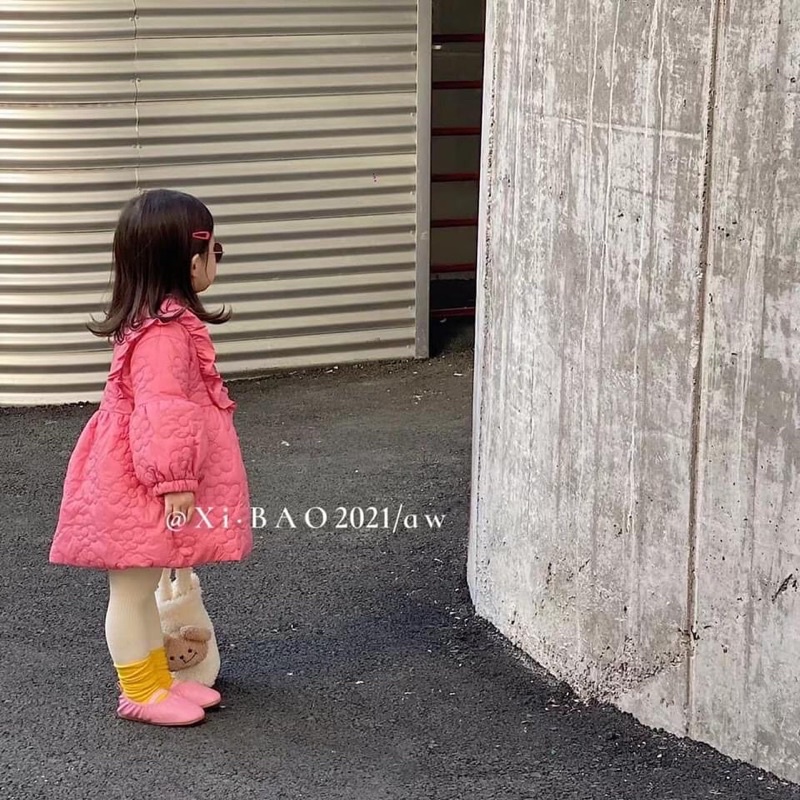 Áo phao thân dài siêu mềm nhẹ hàng QCCC cho bé