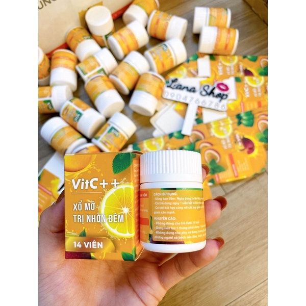 Detox xổ mỡ VitC+++ 14 viên