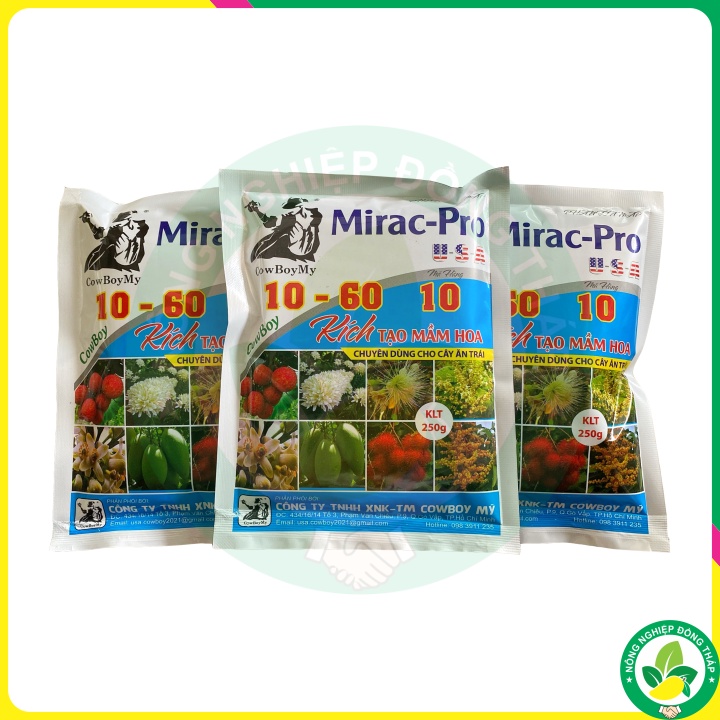 Kích Tạo Mầm Hoa 10-60 10 Mirac-Pro USA