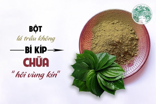 BỘT LÁ TRẦU KHÔNG (DẠNG TÚI LỌC-XÔNG HƠ VÙNG KÍN- LÀM ĐẸP]