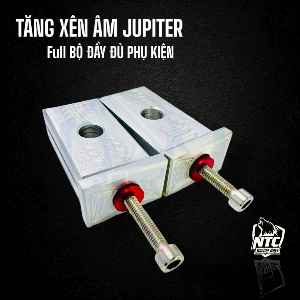 Tăng sên âm Jupiter nhôm CNC không gỉ, có rãnh thoát nước, thay thế cho pat tăng sên zin, lắp không độ chế