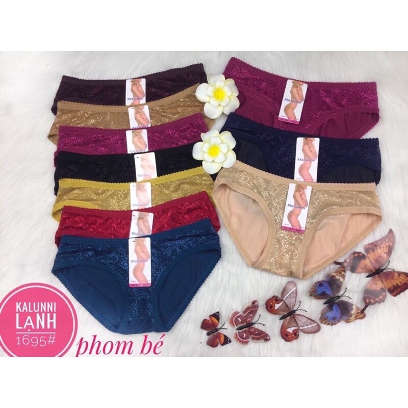 Combo 05 Quần lót, quần chip thun lạnh phối ren form lớn [Siêu Sale [Ảnh thật [Chính hãng
