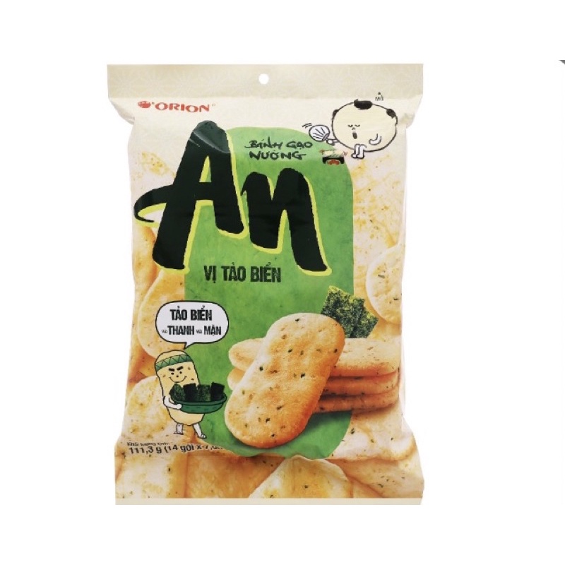 Bánh gạo An vị truyền thống/ tảo biển/ cá Nhật/ phô mai