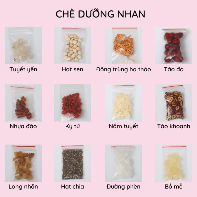 Set chè dưỡng nhan (Set 10 chén) tại ALAME.VN , Nấu ăn & làm bánh, nấu và làm dễ dàng vô cùng hấp dẫn