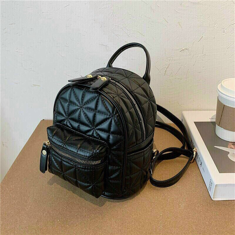 Balo da mini nữ thời trang du lịch đi học đi chơi phong cách hàn quốc dễ thương BL15 TRẦN Ô CHÉO MỚI