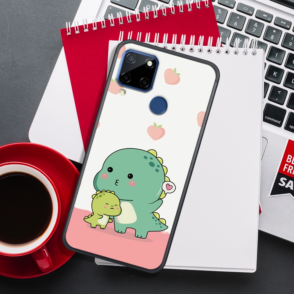 [HOT]ỐP OPPO REALME C11 - C12 - C15 -C17 - C20 - C21 - C21y - C25  , IN HÌNH KHỦNG LONG CHIBI SIÊU DỄ THƯƠNG.