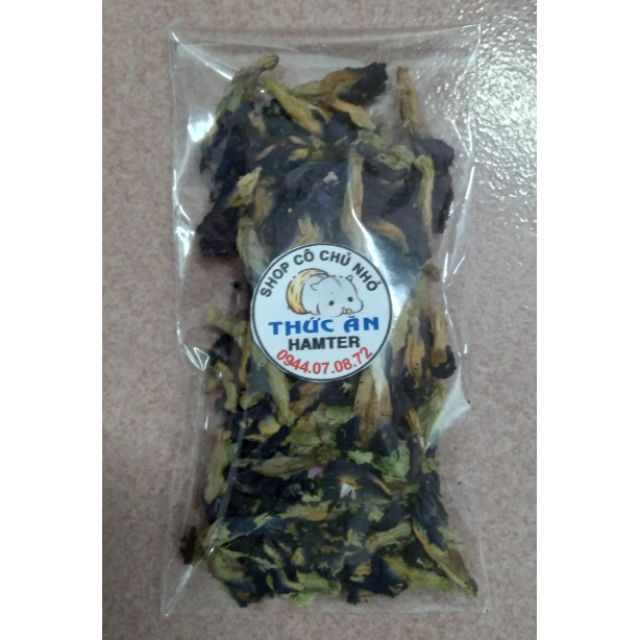 Hoa đậu biếc sấy cho hamster