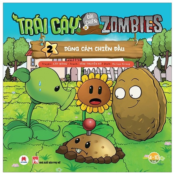 Sách - Trái Cây Đại Chiến Zombie (Tập 2) - Dũng Cảm Chiến Đấu