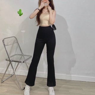 Quần ống loe cạp cao chuẩn 2 vòng siêu tôn dáng❤ alohashop