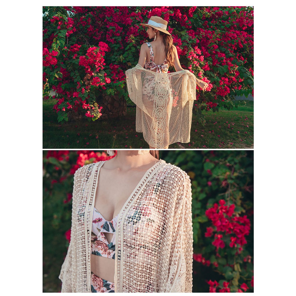 [ ẢNH THẬT ] Bikini vintange nữ hai mảnh hoa hồng che khuyết điểm, đồ bơi nữ hai mảnh sexy | BigBuy360 - bigbuy360.vn