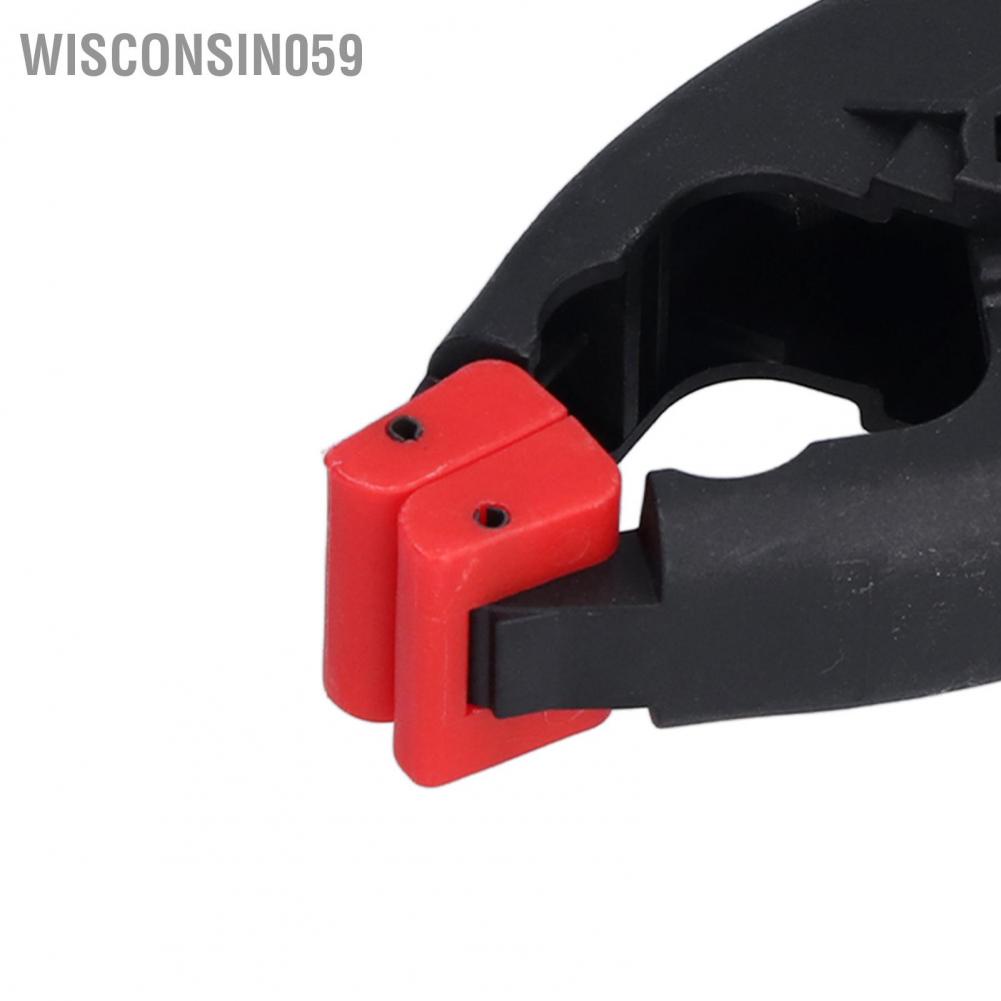 Wisconsin059 Spring Clamp Adjustable Powerful Force A Type Clip ABS Plastic Woodworking Movable Fixture 50mm