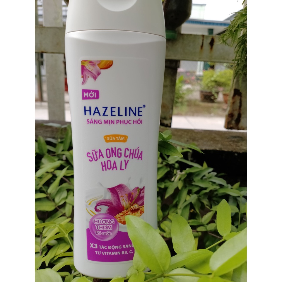 3 Chai Sữa tắm HAZALINE Sữa Ong Chúa Và Hoa Ly 300ml