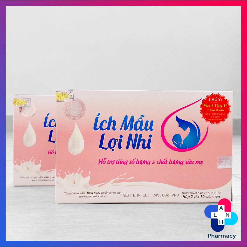 ÍCH MẪU LỢI NHI  - Hỗ trợ tăng số lượng và chất lượng sữa cho mẹ.