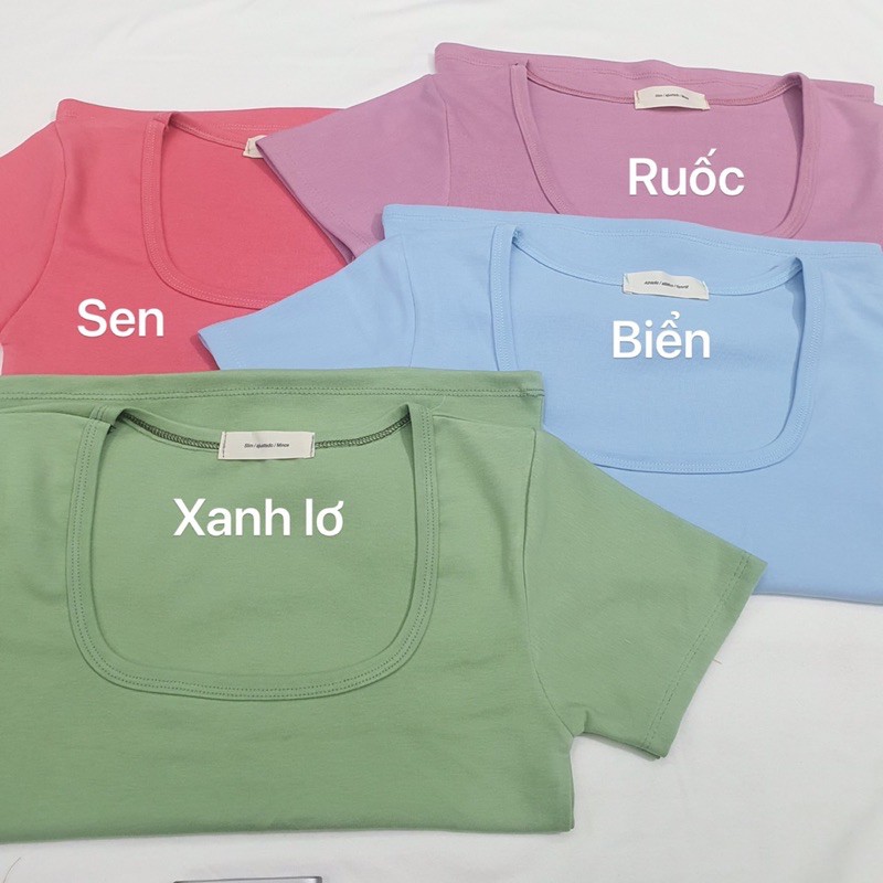 ÁO CỔ VUÔNG PHOM LỞ NHIỀU MÀU XINH+HÌNH THẬT