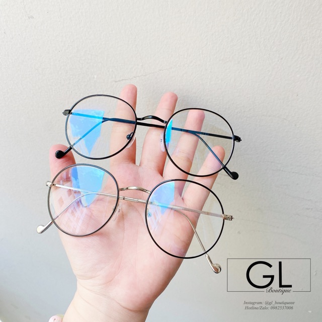 Kính kim loại mảnh form tròn | BigBuy360 - bigbuy360.vn