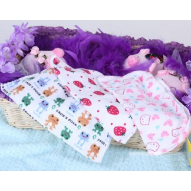 Set 8 Khăn Sữa Gerber/Carter Love (Mẫu Mới) Cho Bé Chất Mịn Đẹp