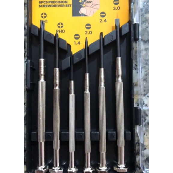 Bộ tô vít, tuốc nơ vít Tolsen cao cấp 6 cây xoay 360 độ sửa đồng hồ, máy tính, điện thoại tiện lợi - Bách Hóa Việt Hường