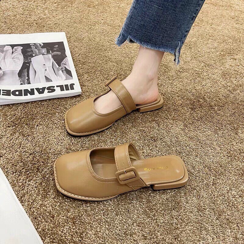 GIÀY BÚP BÊ XINH XẮN ĐẾ BẰNG STYLE ULZZANG , SỤC NỮ HOT PHONG CÁCH HÀN QUỐC