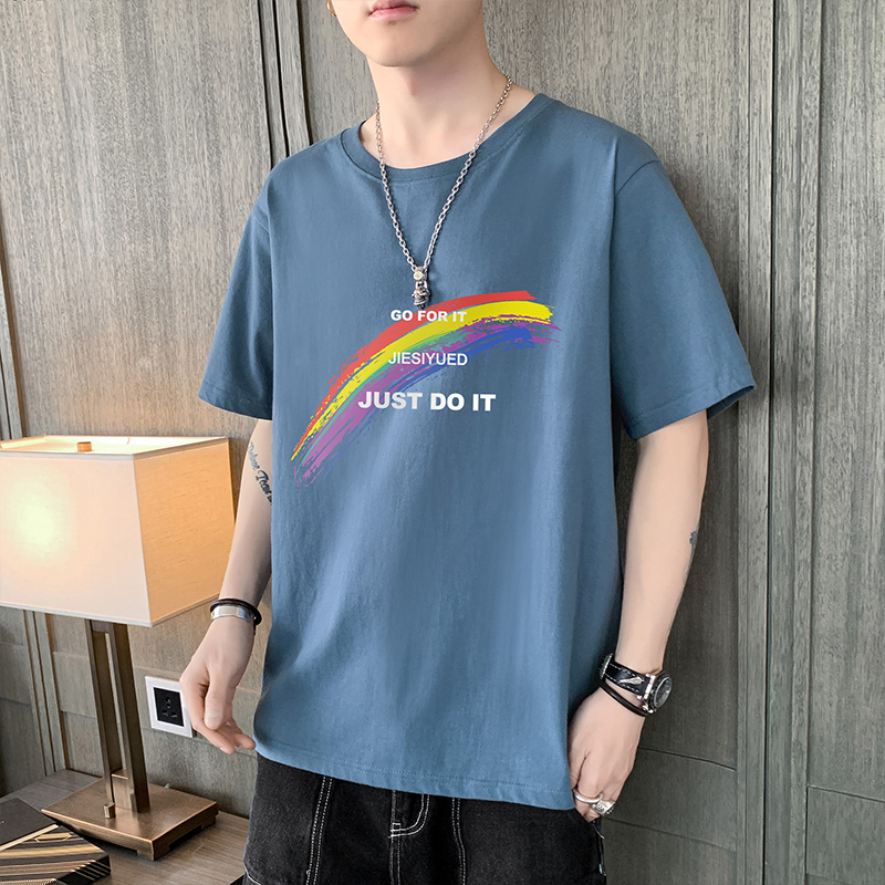 Áo Thun Nam Ngắn Tay Cổ Tròn Thời Trang