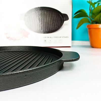 Chảo gang nướng RAPIDO - ECOCARE 24cm, 26cm hàng chính hãng