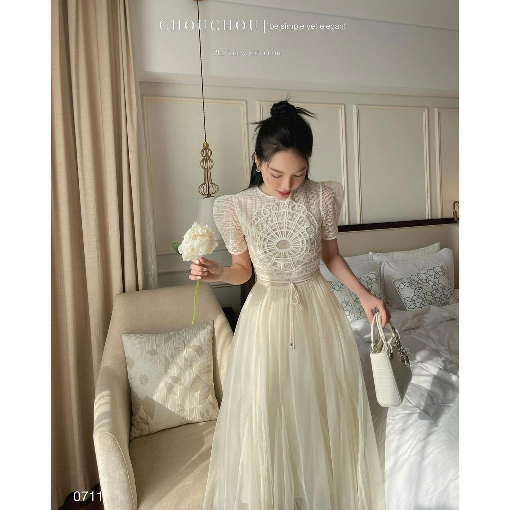 ĐẦM MIDI REN NGỰC