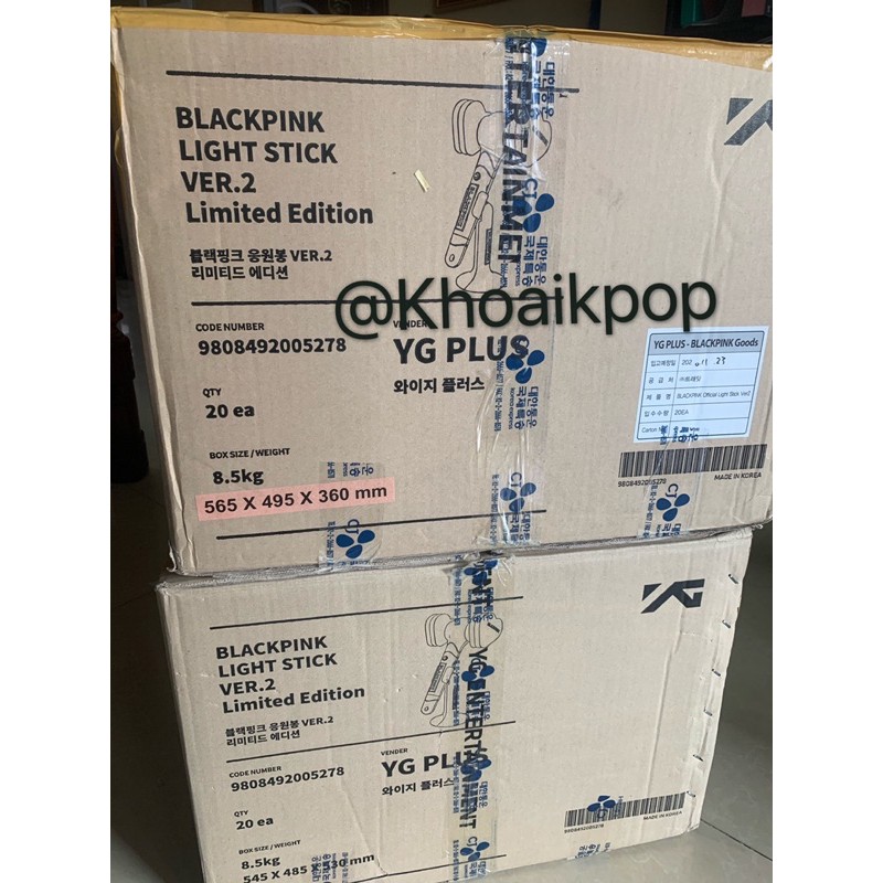 [NGUYÊN SEAL] Lightstick Blackpink ver 2 Bắt bluetooth hàng OFFICIAL