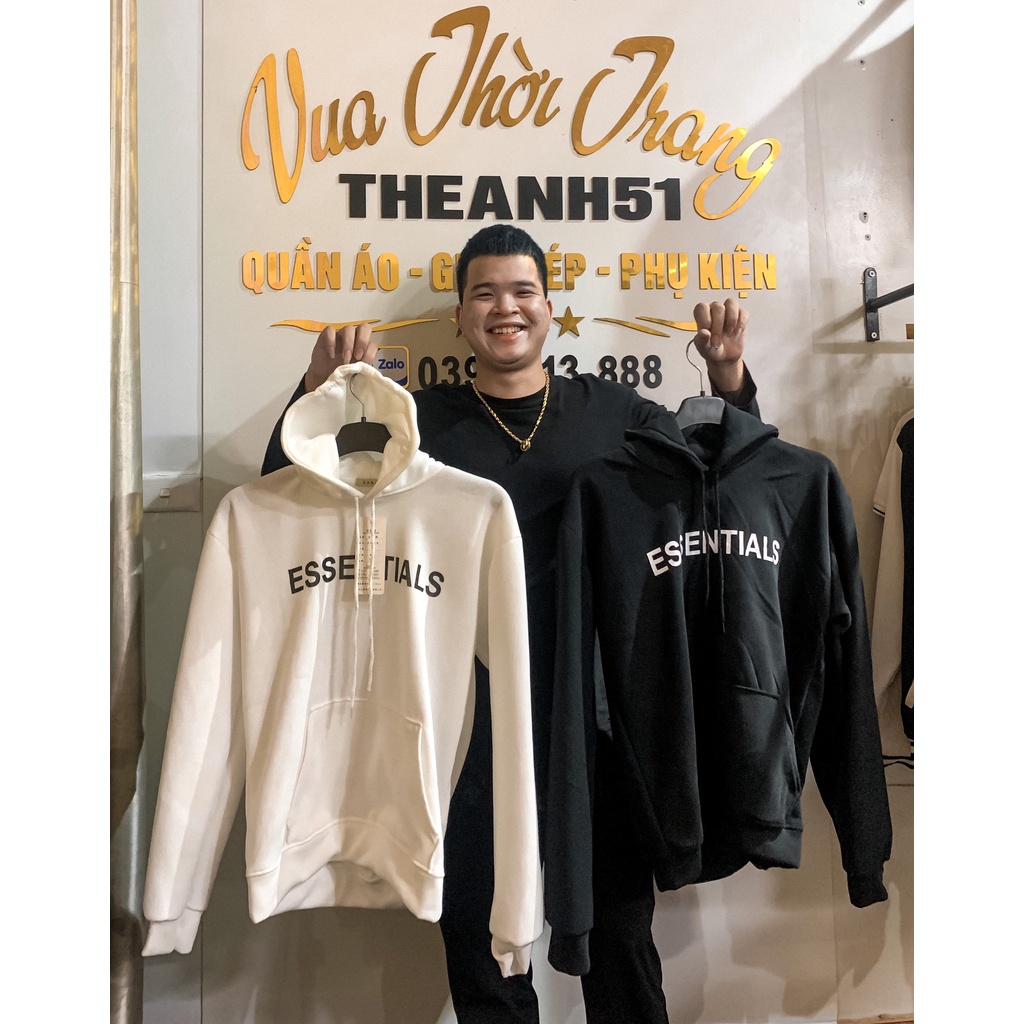 [Mã SRBACK010912 hoàn 20K xu đơn 50K] ÁO HOODIE ESSENTIA , HOODIE NỈ BÔNG ( Gía Chỉ 99k) kèm ảnh thật | BigBuy360 - bigbuy360.vn