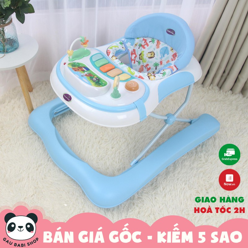 Xe tập đi 2 giai đoạn cho bé Mastela W1123 thiết kế chữ U nâng hạ độ cao, bánh xe cao su