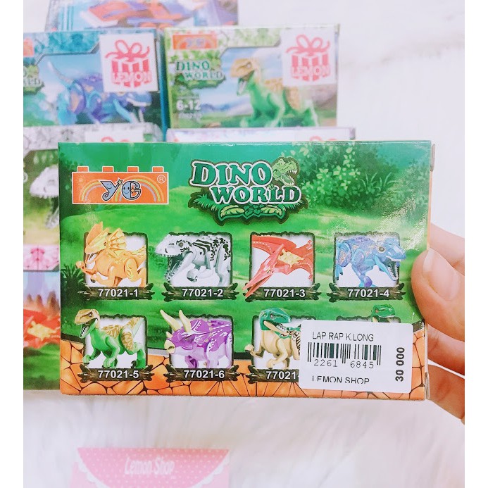 Trò chơi lắp ghép khủng long -1 sp - mẫu ngẫu nhiên