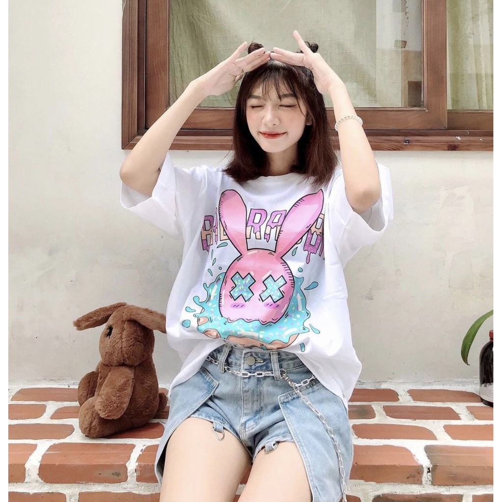 Áo Phông Nữ B.Rabbit Toy Color Tay Lỡ Form Rộng Unisex - Áo Thun Nữ Chất Cotton Dáng Dài Nhiều Màu AT011