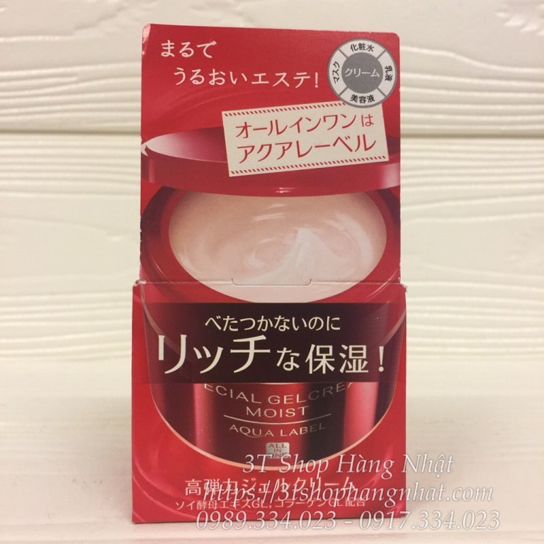 Kem đỏ Aqua Label dưỡng da