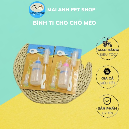 Bình Ti Cho Chó Mèo - Bình Sữa Chó Mèo Sơ Sinh