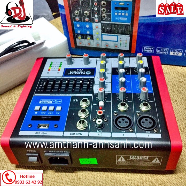 Mixer VP4, mixer MESA DE SOM karaoke, mixer mini 4 line