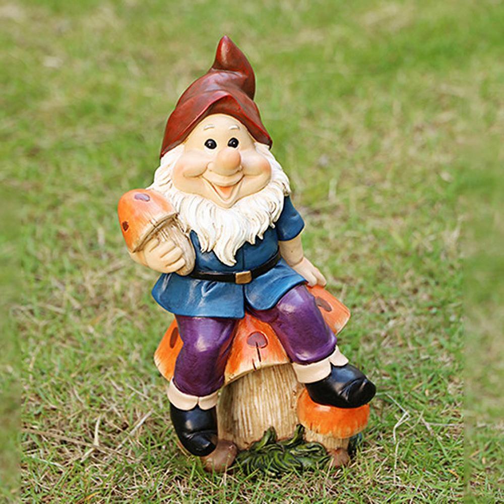 Mô Hình Chậu Hoa Gnomes Gnome Bằng Nhựa Resin Vui Nhộn Trang Trí Tiểu Cảnh