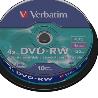 Bộ 10 Đĩa DVD-RW 10 Miếng thumbnail