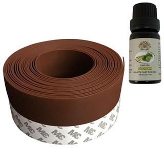 [ ⚡️Flash Sale ⚡️] Ron Cao Su Dán Khe Hở Chân Cửa Ngăn Bụi Nước Côn Trùng, Gioăng ron chống côn trùng , chân cửa 2 mét