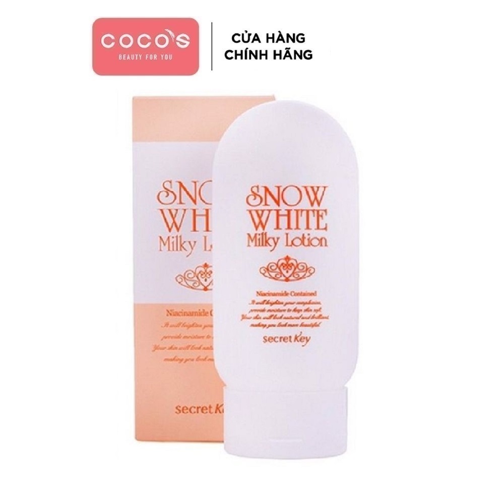 Sữa Dưỡng Trắng Da Secret Key Snow White Milky Lotion 120g